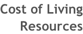Cost of Living Resources